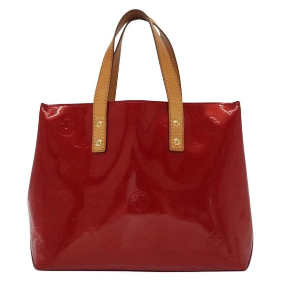 LOUIS VUITTON Monogram Vernis Reade PM Hand Bag Pomme D'amour - Picture 2 of 15